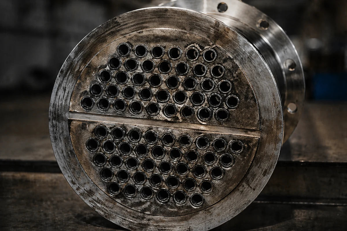 Scaled heat exchanger